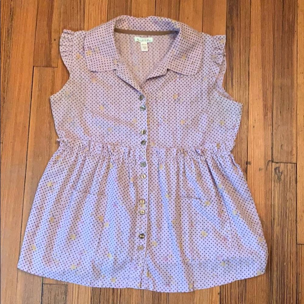 Urban Outfitters cap-sleeve blouse
